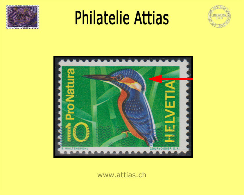CH 1966 439.Ab2 Pro Natura Eisvogel - Schneepelz Postfrisch (1)