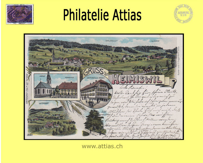 PC Heimiswil BE color-litho Gruss aus