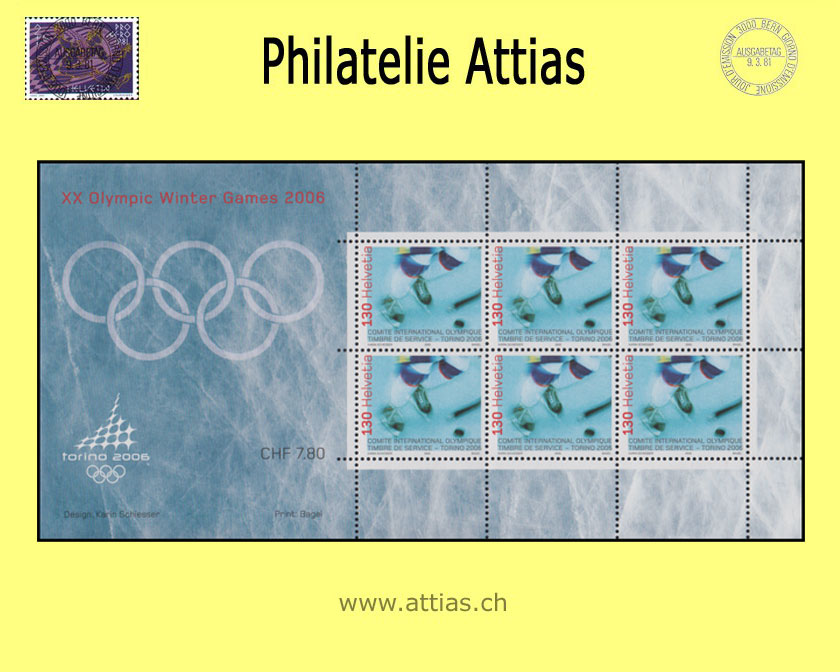 CH 2005 Olympische Winterspiele Turin 2006 IOC - Postfrisch