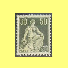 Helvetia with Sword 1908-40