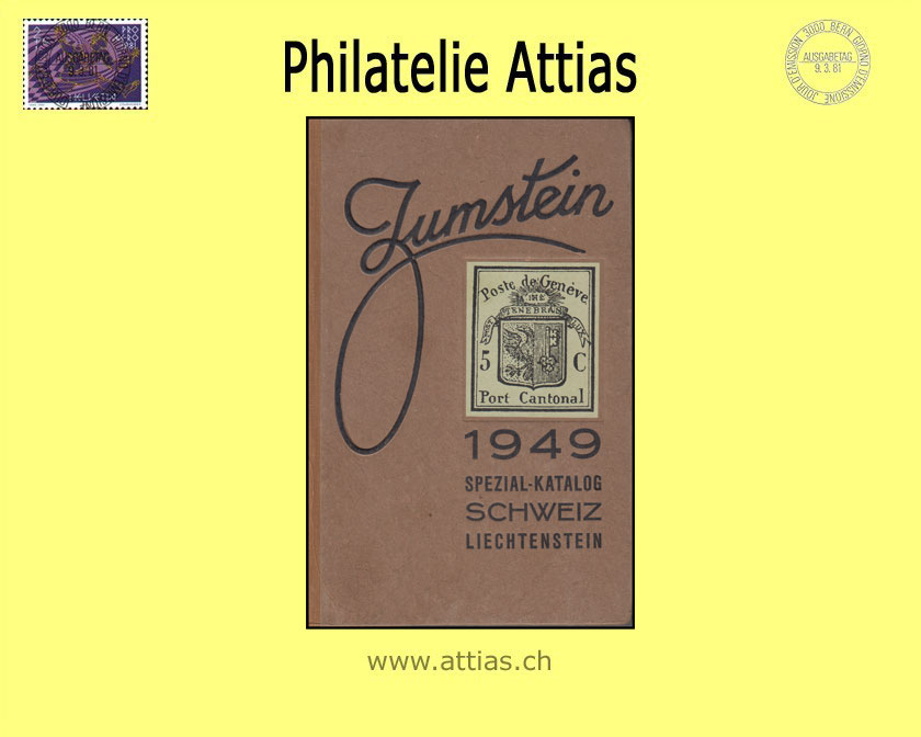 Katalog Zumstein: Spezialkatalog - Die Briefmarken Schweiz-Liechtenstein 1949