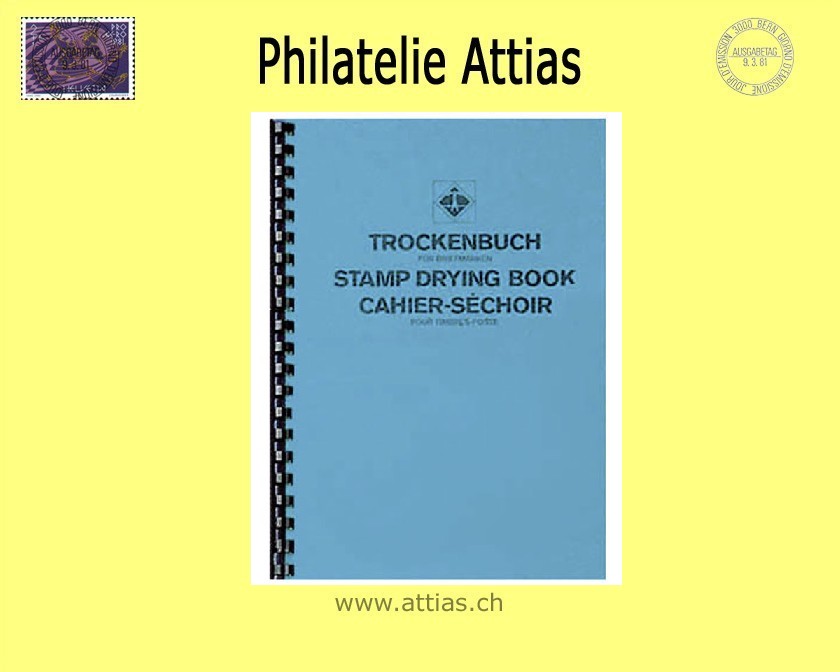 LT TR.. Trockenbuch für Briefmarken, extra starkem Löschkarton
