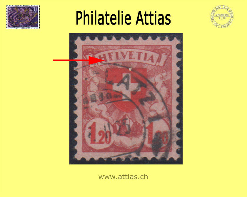 CH 1924 164.2.01b Wappen 120 Rp. - "HFLVETIA" gestempelt (4)