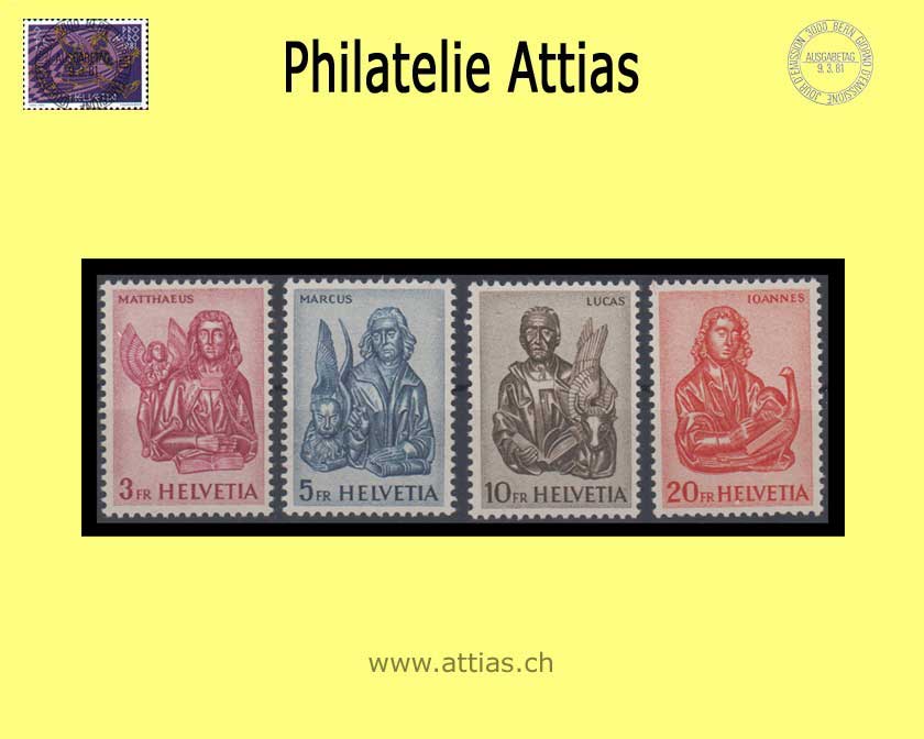 CH 1961 381-384 Evangelisten Satz Postfrisch