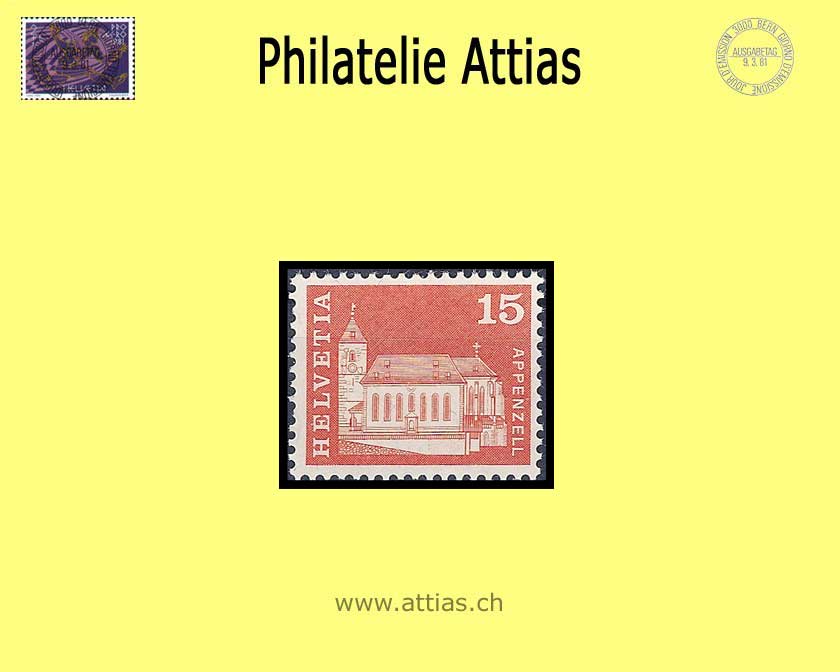 CH 1973 414RM Appenzell Role Stamp MNH (with No)