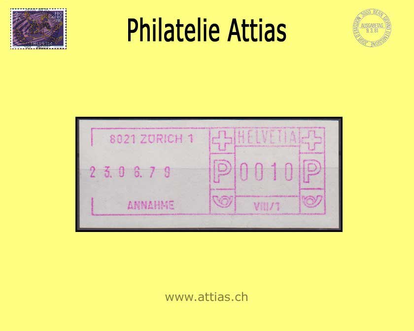 CH 1976-79 SFS 5II FRAMA-Schaltergerät mit Datumseinfassung, weisses Papier mit mattem Gummi, Postfrisch