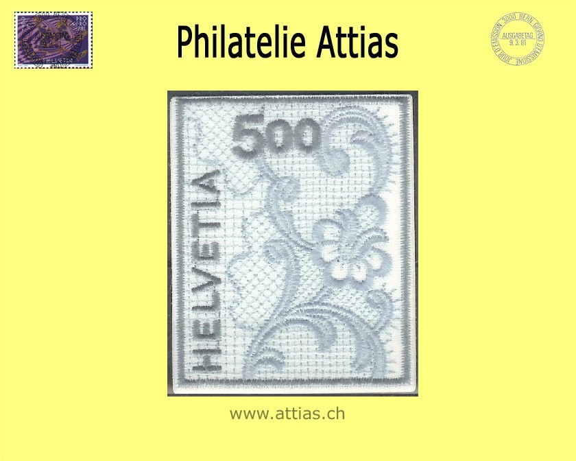 CH 2000 998 (1726) Stickereimarke Postfrisch