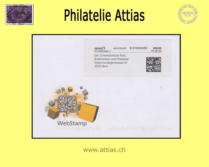 CH 2004 PC 2.1 WEBSTAMP - illustrated letter C6