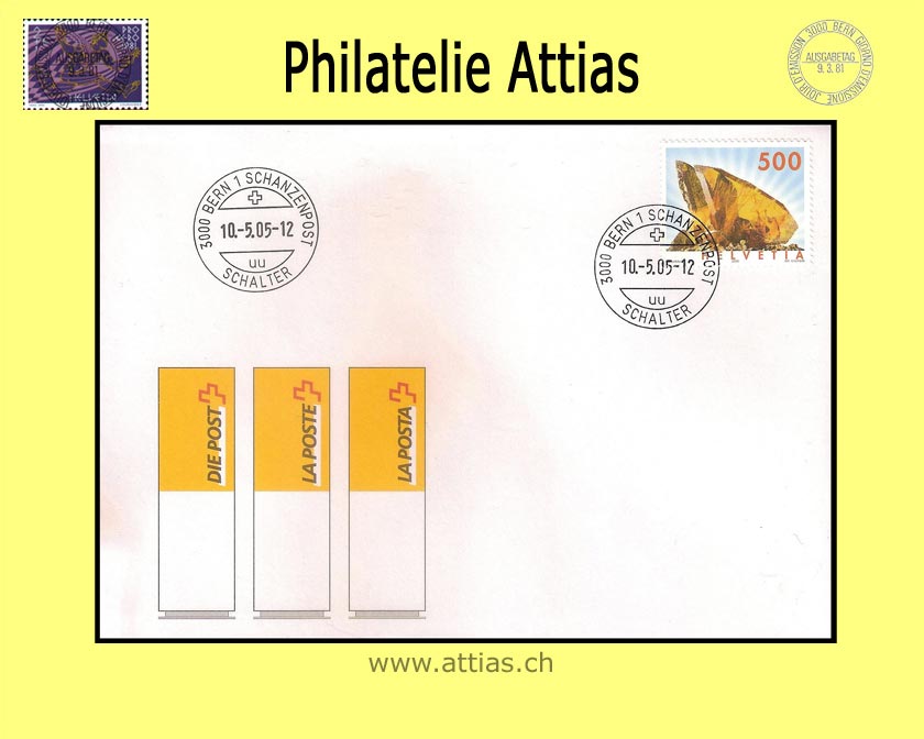 CH 2005 FDC Mineralien 5.00, Druck: Enschedé