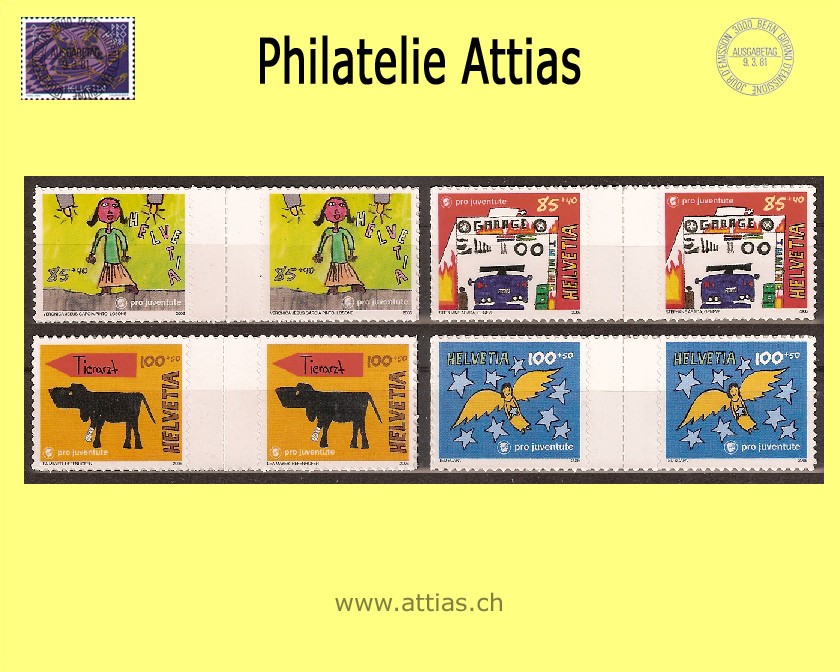 CH 2006 Pro Juventute - Connected Stamps MNH