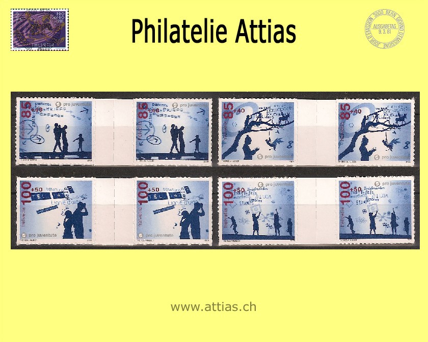 CH 2009 Pro Juventute - Connected Stamps MNH
