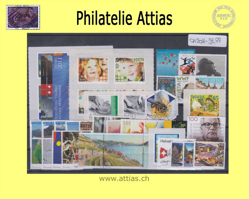 CH 2011 Jahresserie der Post Postfrisch
