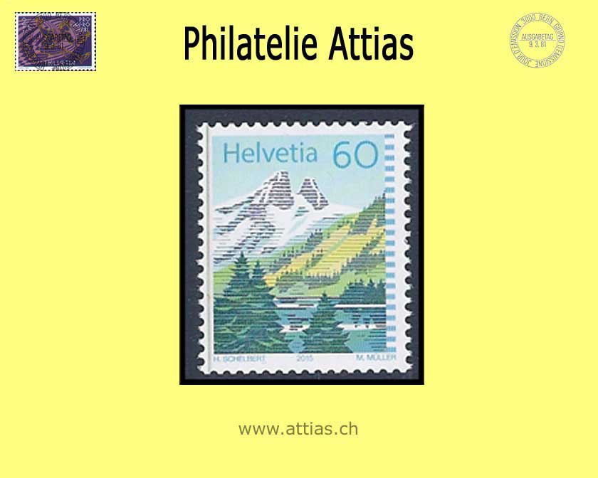 CH 2015 837B Lac de Tanay Nachdruck Postfrisch - schwarzer Strich