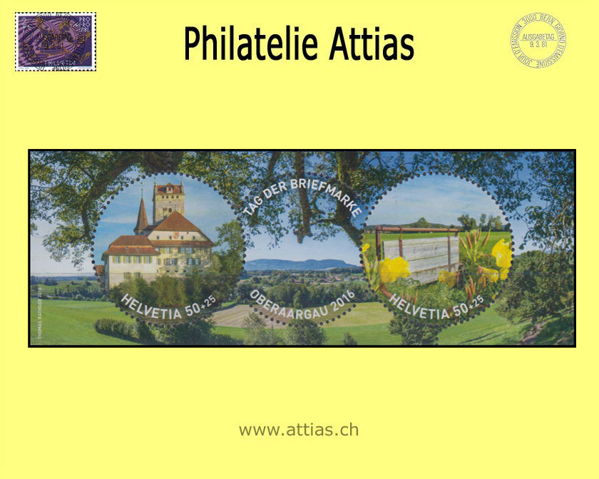 CH 2016 W110 (Bl.63) Block TdB Oberaargau  Postfrisch