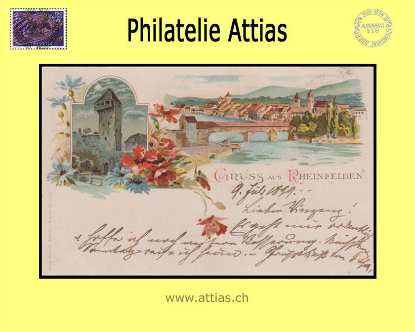 PC Rheinfelden AG color-Litho Gruss aus (2 pictures)