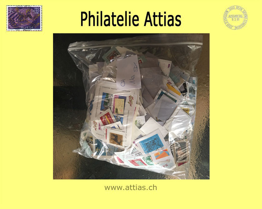 CH Diverse Briefmarken zum Ablösen - 1 Kg (Kiloware Schweiz)