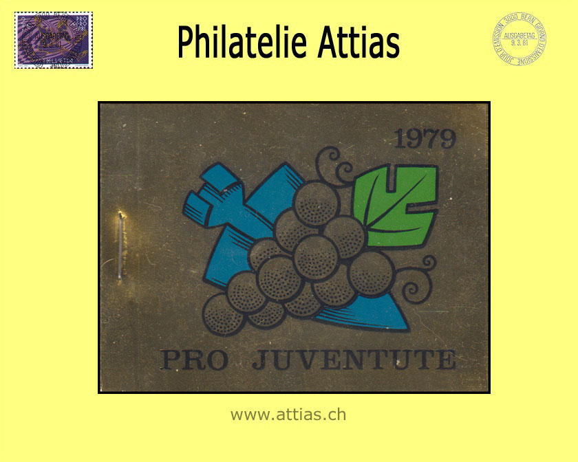 CH 1979 MH Pro Juventute (J-28) Postfrisch Wappen, gold