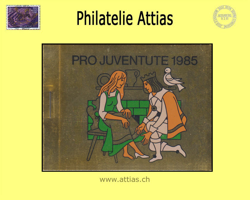 CH 1985 MH Pro Juventute (J-34) MNH Cinderella, gold