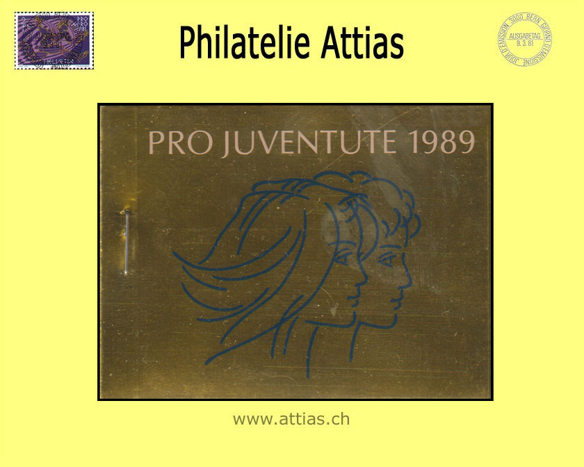 CH 1989 MH Pro Juventute (J-38) Postfrisch Kinder, gold