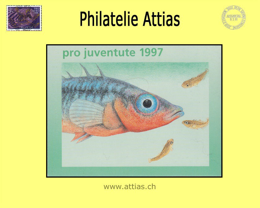 CH 1997 MH Pro Juventute (J-46) Postfrisch Stichling