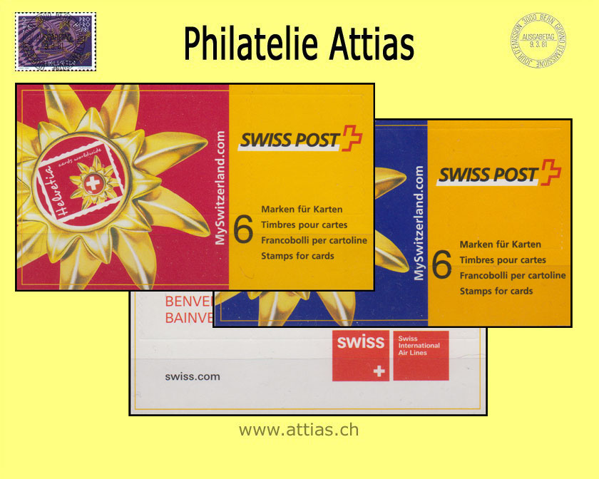 CH 2002 MH Gruss aus der Schweiz (0-108+0-109) Postfrisch