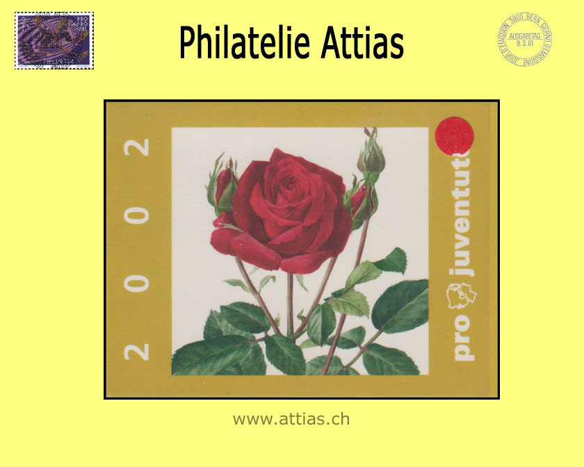 CH 2002 MH Pro Juventute (J-51) ET-Stempel Rose