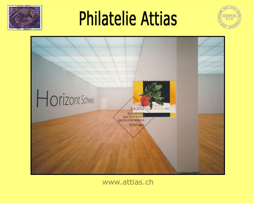 CH 2011 MK Gemeinschaftsausgabe Liechtenstein-Schweiz Horizont