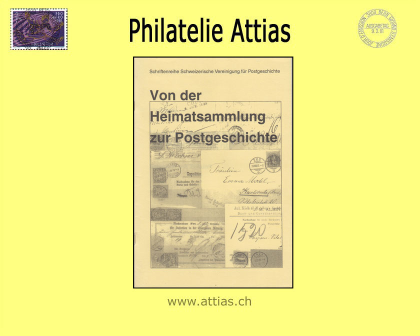 Literatur SVFP: Von der Heimatsammlung zur Postgeschichte