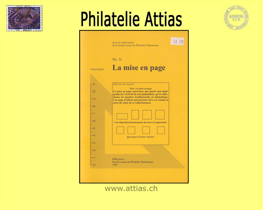 Literatur Speck: La mise en page - Die Blattgestaltung (1999)