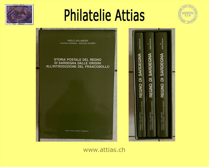 Literatur Vollmeier: Storia Postale del Regno di Sardegna dalle Origini all 'Introduzione del Francobollo