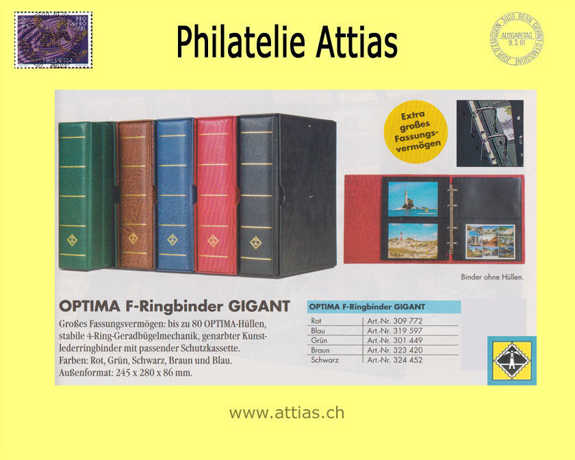 LT OPTIMA-F Binder GIGANT Farbe schwarz