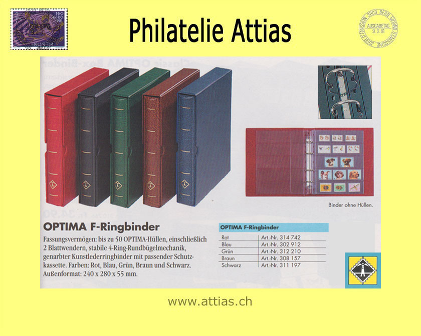 LT OPTIMA-F binder color blue - TOP!