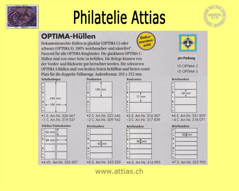 LT OPTIMA 5S - 5x 180x42mm schwarz