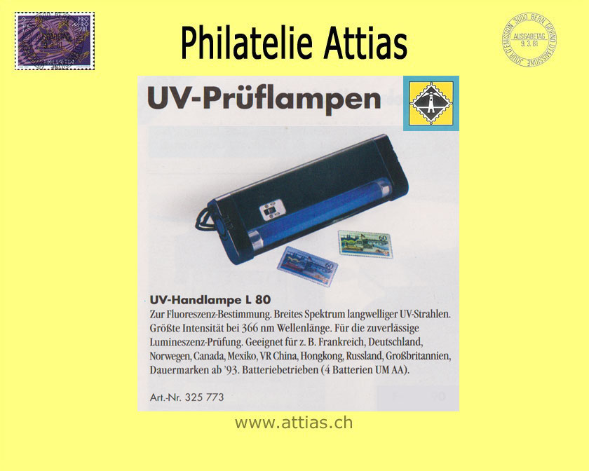 LT L80 Ultraviolett-Lampe Portabel zur Fluoreszenz-Bestimmung - Klassiker!