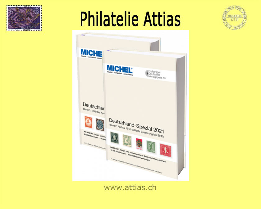 Catalog Michel Spezial Deutschland 2021 - 2 volumes