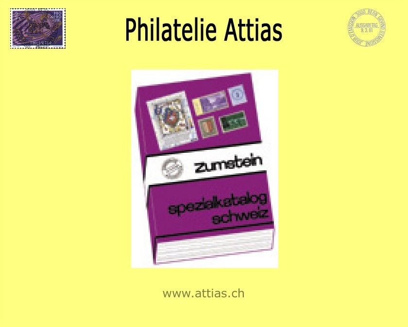Spezialkatalog Zumstein 2000 CH Band 2 - gebraucht